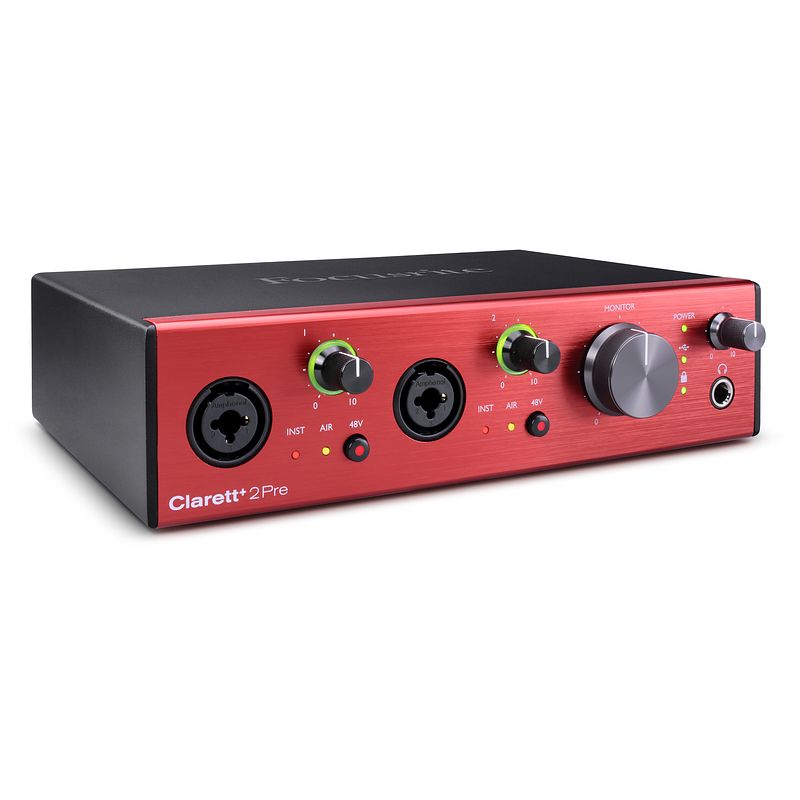 Foto van Focusrite clarett+ 2pre usb-c audio interface