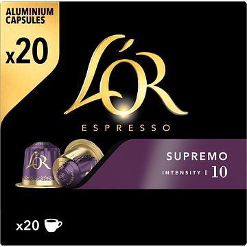 Foto van L'sor espresso supremo koffiecups voordeelpak 20 stuks bij jumbo