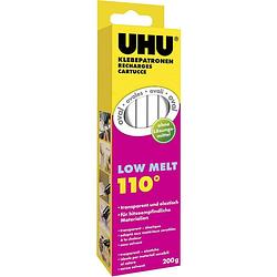 Foto van Uhu 48630 lijmstick 170 mm transparant 200 g 10 stuk(s)