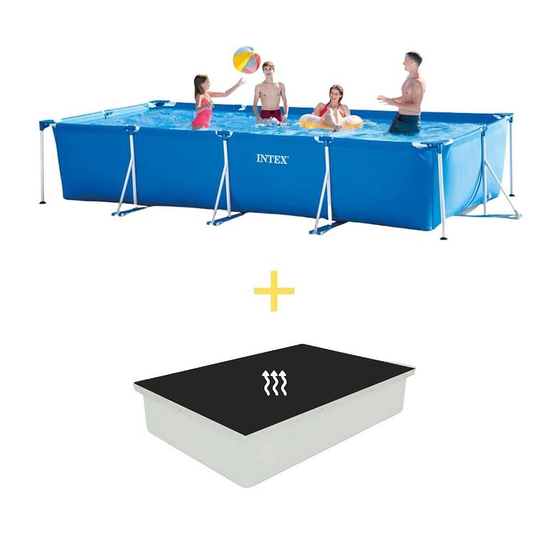 Foto van Intex zwembad - frame pool - 450 x 220 x 84 cm - inclusief solarzeil