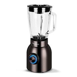 Foto van Turbotronic tt-bg8 blender elektronisch - met glazen blenderkan & fruitfilter - 1.5 liter - 1500w - zwart