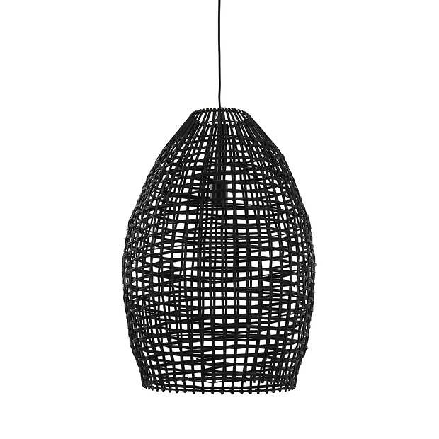 Foto van Light & living - hanglamp olaki - 46x46x69 - zwart