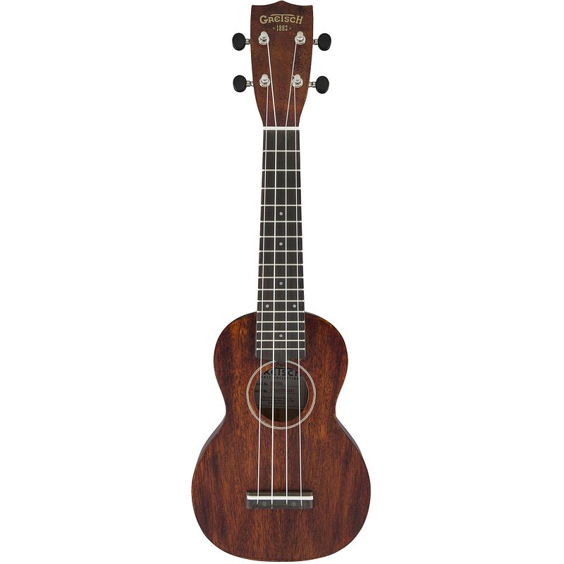 Foto van Gretsch g9100 soprano standard ukulele sopraan ukelele met gigbag