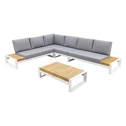 Foto van Taste matisse loungeset - wit - 5 delig