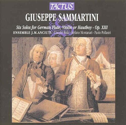 Foto van Sammartini:vi solo per flauto, vio - cd (8007194101874)