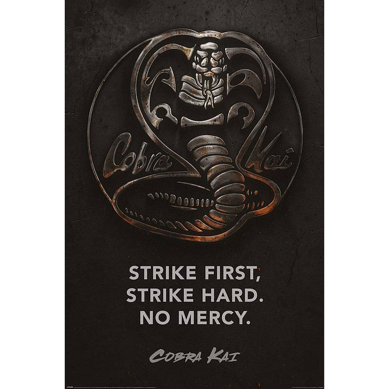 Foto van Pyramid cobra kai metal poster 61x91,5cm