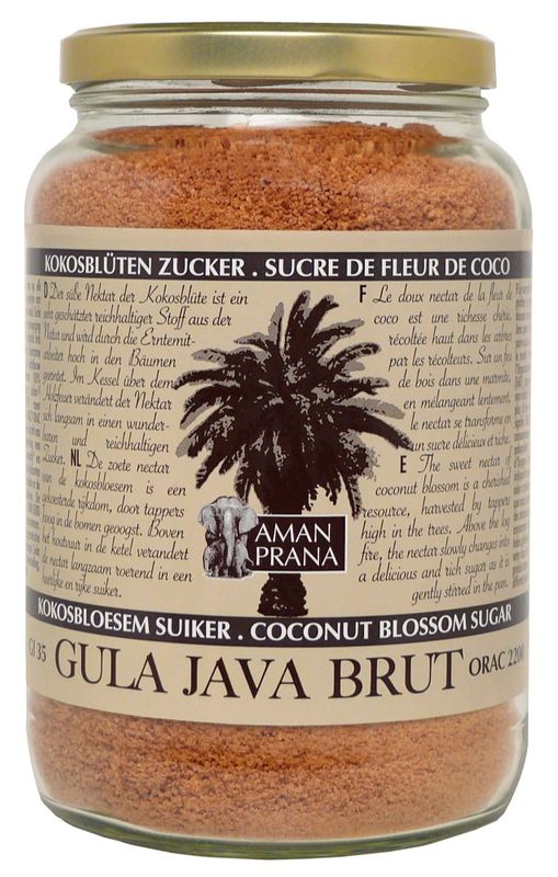 Foto van Aman prana gula java brut kokosbloesem suiker