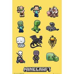 Foto van Gbeye minecraft characters poster 61x91,5cm