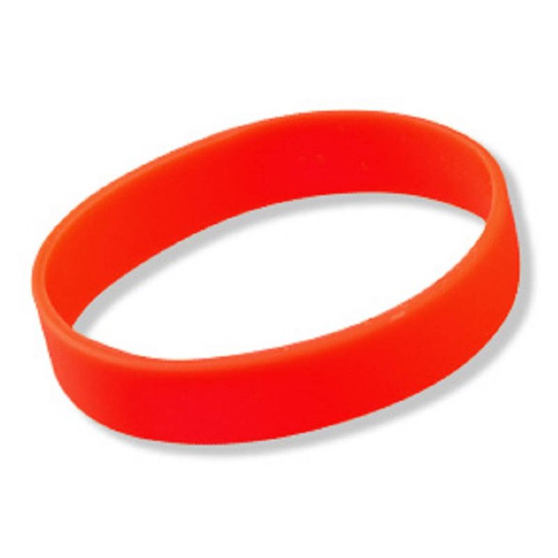Foto van Siliconen armband rood - verkleedarmdecoratie
