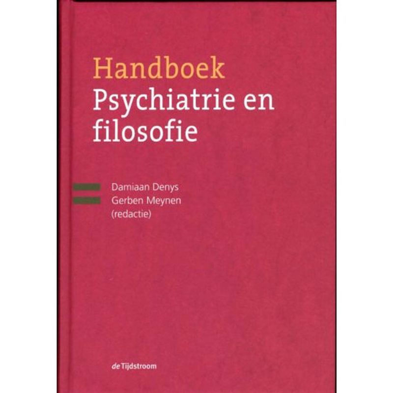 Foto van Handboek psychiatrie en filosofie