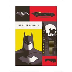 Foto van Pyramid warner bros the caped crusader kunstdruk 30x40cm