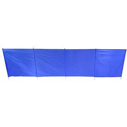 Foto van Privacy/windscherm - blauw - 2,25 x 0,5 meter - strand/camping - windschermen