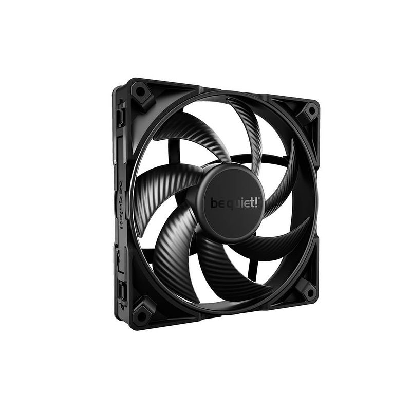 Foto van Bequiet silent wings pro 4 pc-ventilator zwart (b x h x d) 140 x 25 x 140 mm