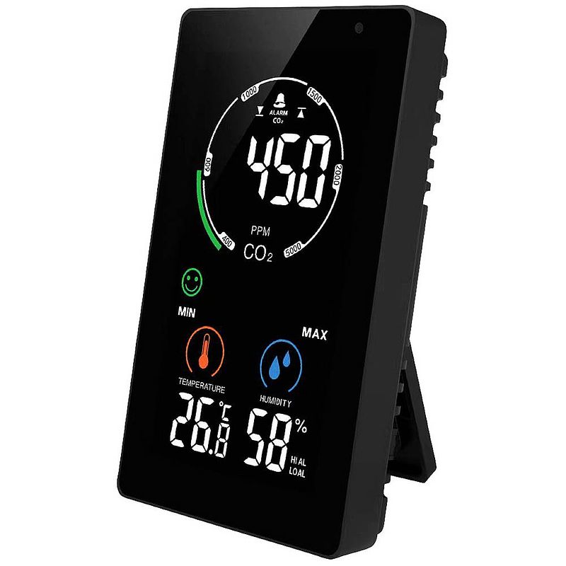 Foto van Ndir co2 monitor mx6055 co₂-meter zwart