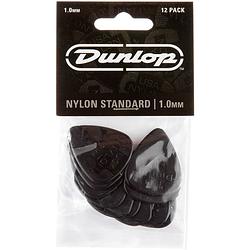Foto van Dunlop nylon standard 1.00mm 12-pack plectrumset zwart