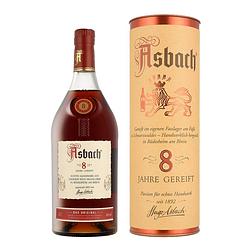 Foto van Asbach 8 years privatbrand 70cl + giftbox