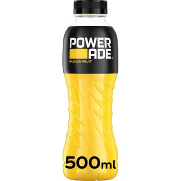 Foto van Powerade passion fruit isotonic sports drink 500ml bij jumbo