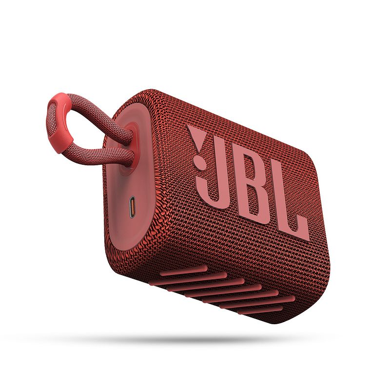 Foto van Jbl go 3 bluetooth speaker rood