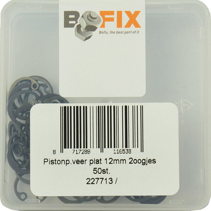 Foto van Bofix doos pistonpenveer plat 12mm2