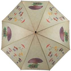 Foto van Esschert design paraplu paddestoelen 120 cm polyester beige