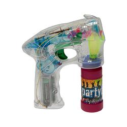 Foto van Bellenblaas speelgoed pistool - led verlichting - multi kleuren - bellenblaas