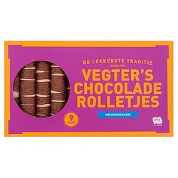 Foto van Vegter'ss chocolade rolletjes melkchocolade 9 stuks 160g bij jumbo