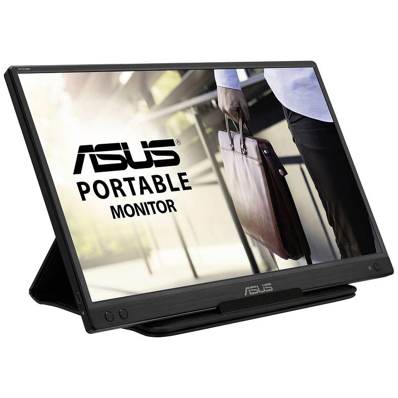 Foto van Asus mb166c led-monitor 39.6 cm (15.6 inch) energielabel b (a - g) 1920 x 1080 pixel full hd 5 ms usb 3.2 gen 1, usb-c® ips led