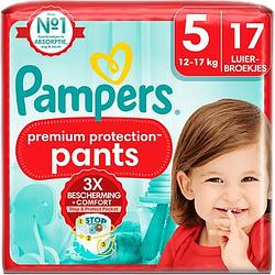 Foto van Pampers premium protection pants, maat5 17luierbroekjess bij jumbo