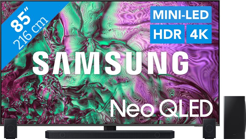 Foto van Samsung neo qled 4k 85qn86d (2024) + soundbar