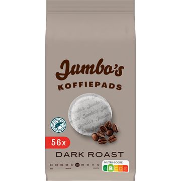 Foto van Jumbo koffiepads dark roast 56 stuks 386,4 g