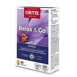 Foto van Ortis relax & go stress tabletten