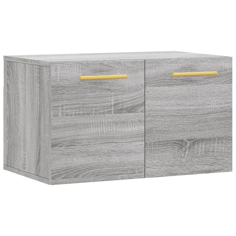 Foto van Vidaxl wandkast 60x36,5x35 cm bewerkt hout grijs sonoma eikenkleurig