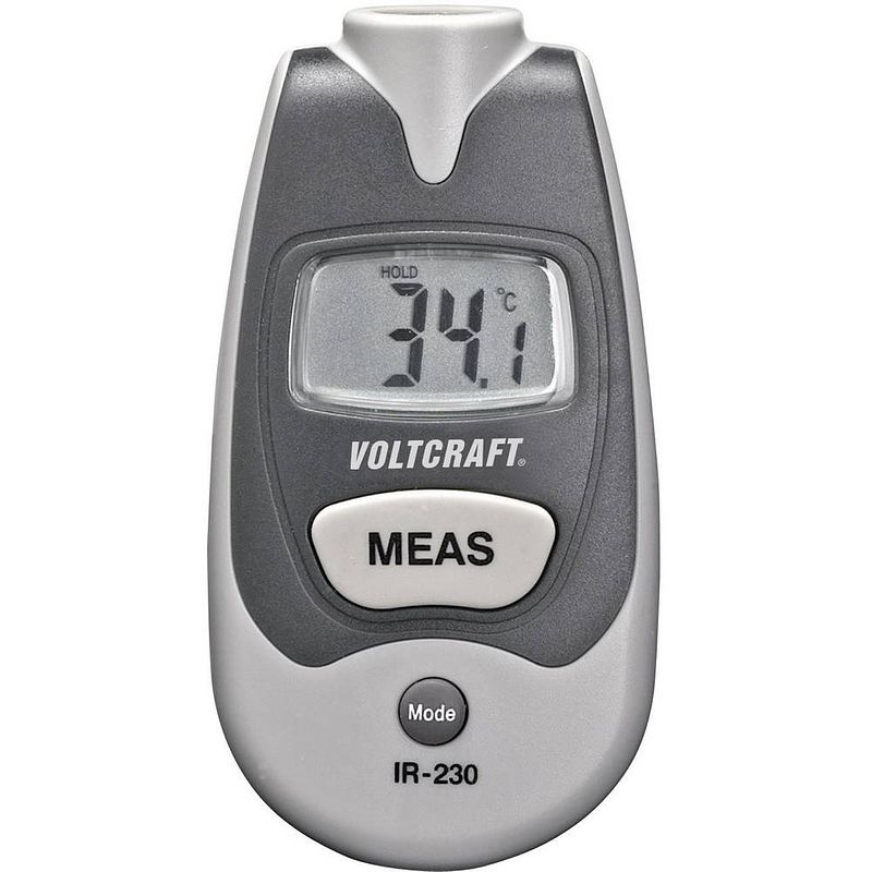 Foto van Voltcraft ir-230 infrarood-thermometer optiek 1:1 -35 - +250 °c pyrometer