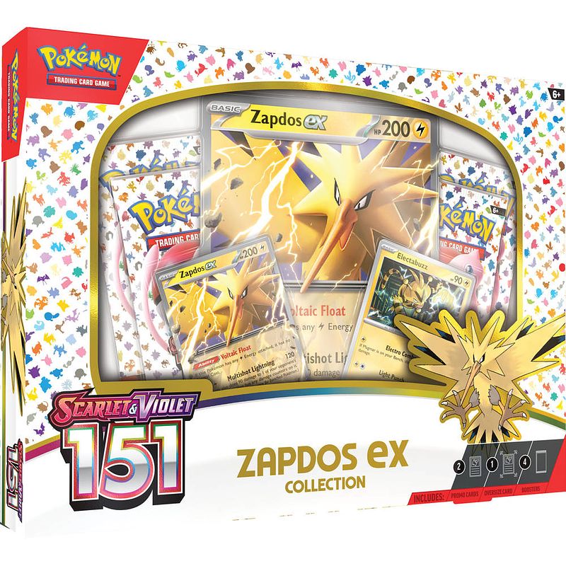 Foto van Pokémon tcg scarlet & violet 151 zapdos ex collection