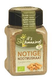 Foto van Its amazing gemalen nootmuskaat 36gr