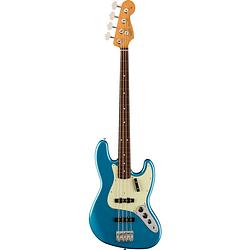 Foto van Fender vintera ii 60s jazz bass rw lake placid blue elektrische basgitaar met deluxe gigbag