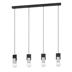 Foto van Eglo lobatia hanglamp - e27 - ø 40.0 cm - zwart