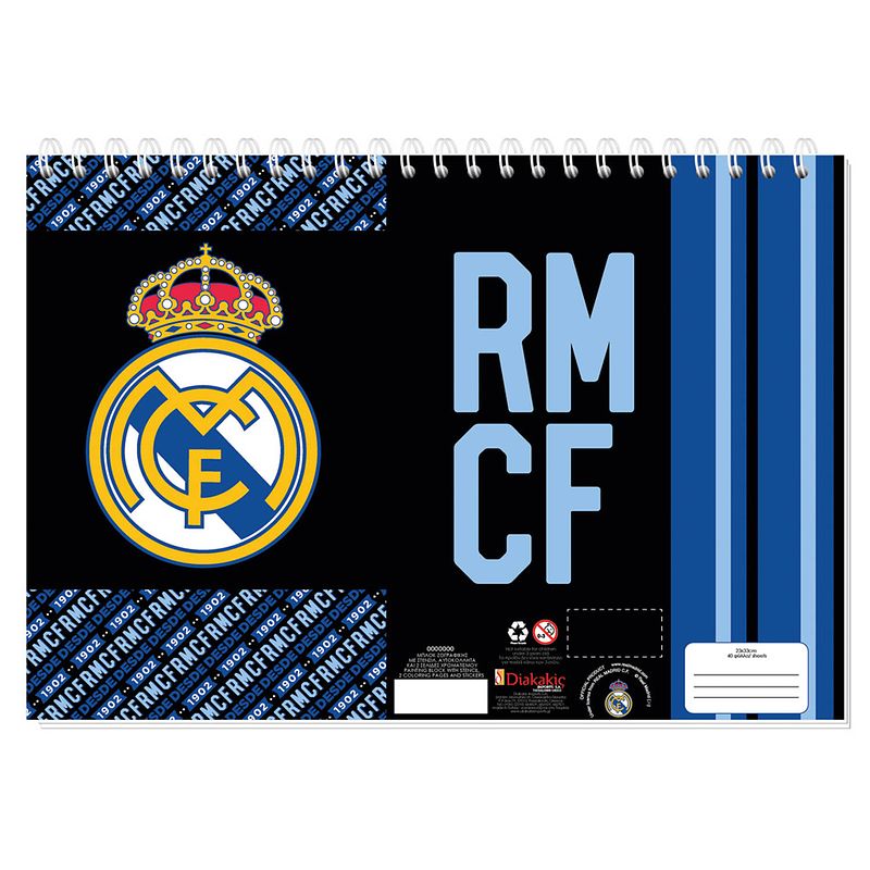 Foto van Real madrid cf knutselset junior 23 x 33 cm blauw