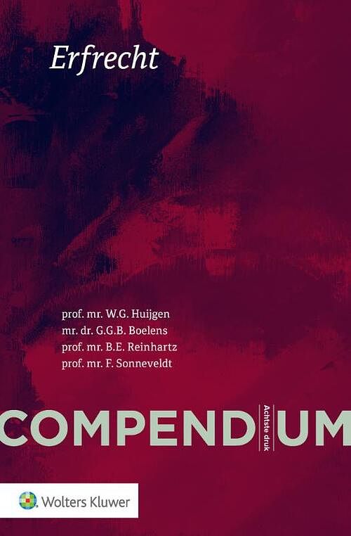 Foto van Compendium erfrecht - paperback (9789013163551)