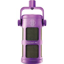 Foto van Sontronics podcast pro purple dynamische podcast microfoon (paars)