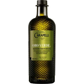 Foto van Carapelli oro verde extra olijfolie van de eerste persing 500ml bij jumbo