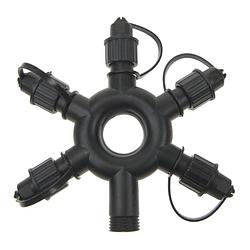 Foto van Koppelverlichting voor kerstverlichting connect de luxe 36volt 5-weg connector-ring