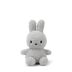 Foto van Miffy sitting teddy light grey - 23 cm - 9's's - 100% recycled