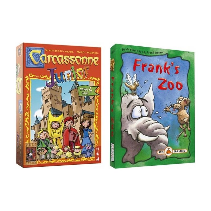 Foto van Spellenbundel - 2 stuks - carcassonne junior & franks zoo