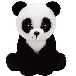 Foto van Ty beanie babies knuffel panda baboo - 15 cm