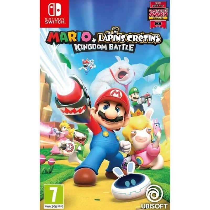 Foto van Ubisoft - mario + the raving rabbids kingdom battle game switch