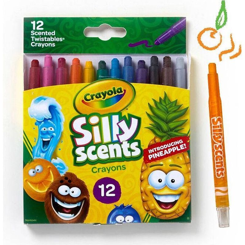 Foto van Crayola - draaibare geurwaskrijtjes - 12 stuks