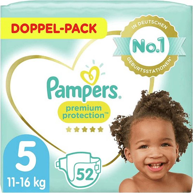 Foto van Pampers premium protection maat 5 11-16kg 52 luiers