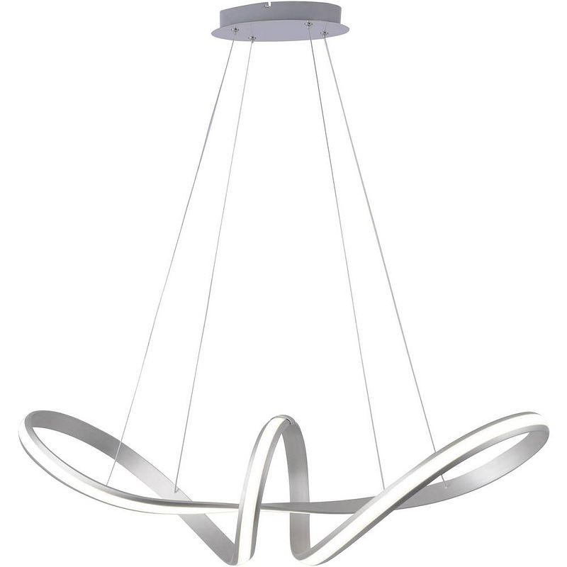 Foto van Paul neuhaus melinda 8292-55 led-hanglamp 38 w rvs (geborsteld)