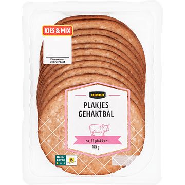 Foto van Jumbo plakjes gehaktbal 175g aanbieding bij jumbo | 2 voor 5.00